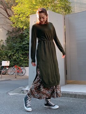 🍊さん(レディース・157cm)の冬コーディネート