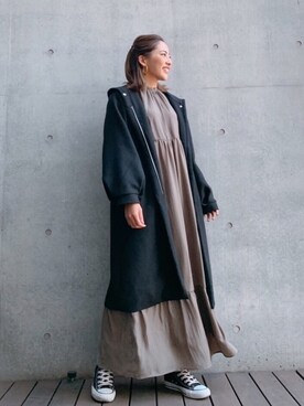 🍊さん(レディース・157cm)の冬コーディネート