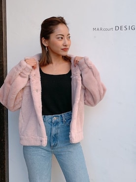 🍊さん（レディース・157cm）の冬コーディネート