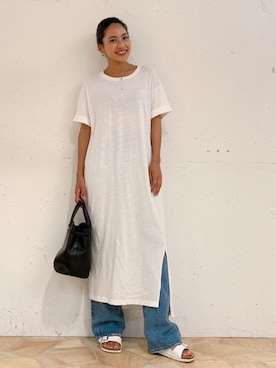 🍊さん（レディース・157cm）の夏コーディネート