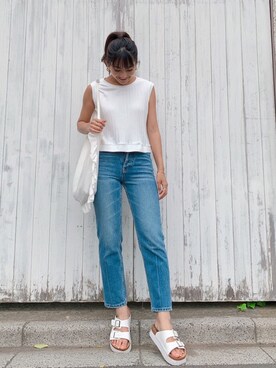 🍊さん（レディース・157cm）の夏コーディネート