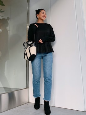 🍊さん（レディース・157cm）の冬コーディネート