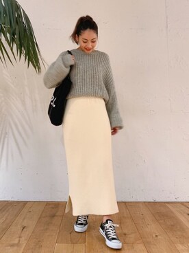 🍊さん（レディース・157cm）の冬コーディネート