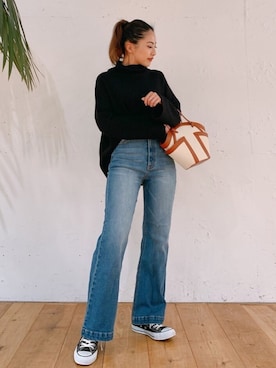 🍊さん（レディース・157cm）の冬コーディネート