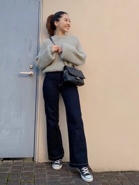 🍊さん（レディース・157cm）の冬コーディネート