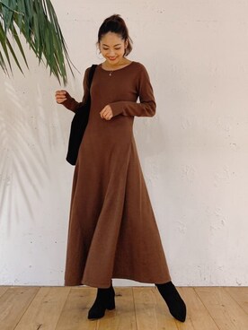 🍊さん（レディース・157cm）の冬コーディネート