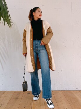🍊さん（レディース・157cm）の冬コーディネート