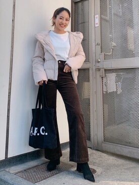 🍊さん（レディース・157cm）の冬コーディネート