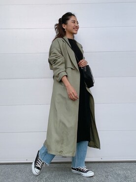 🍊さん(レディース・157cm)の春コーディネート