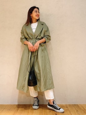 🍊さん（レディース・157cm）の春コーディネート