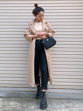 🍊さん（レディース・157cm）の春コーディネート