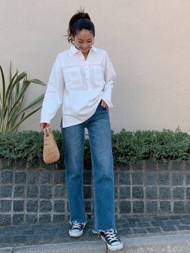 🍊さん（レディース・157cm）の春コーディネート