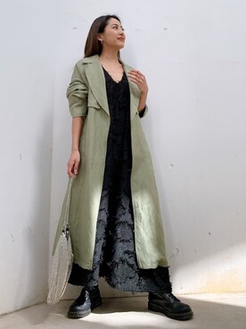 🍊さん（レディース・157cm）の春コーディネート