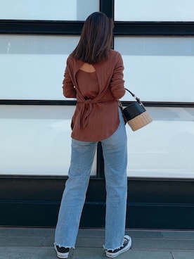 🍊さん（レディース・157cm）の春コーディネート