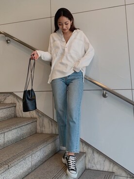 🍊さん（レディース・157cm）の春コーディネート