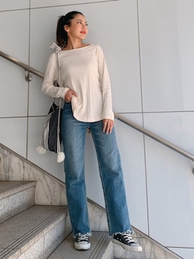 🍊さん（レディース・157cm）の春コーディネート