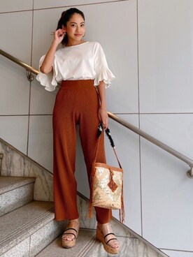 🍊さん（レディース・157cm）の夏コーディネート