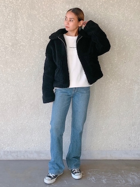 🍊さん(レディース・154cm)の冬コーディネート