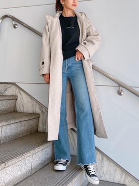 🍊さん（レディース・157cm）の冬コーディネート