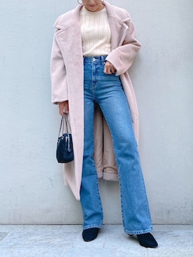 🍊さん（レディース・157cm）の冬コーディネート