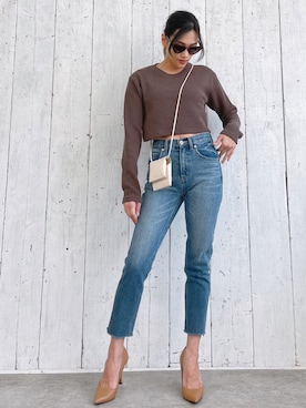 🍊さん（レディース・160cm）の春コーディネート