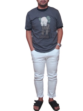 「AKM（エイケイエム）のアイテム（パンツ）」を使った、はるさん（メンズ・167cm）の夏コーディネート