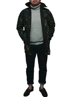 「TELLASON（テラソン）のアイテム」を使った、はるさん（メンズ・167cm）の冬コーディネート