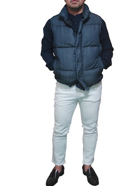 「AKM（エイケイエム）のアイテム（パンツ）」を使った、はるさん（メンズ・167cm）の冬コーディネート