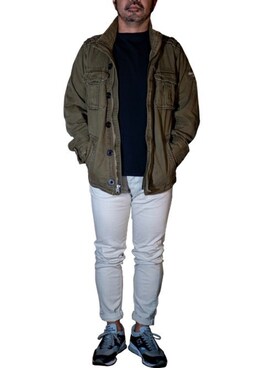「Abercrombie&Fitch（アバークロンビーアンドフィッチ）のアイテム（ジャケット/アウター）」を使った、はるさん（メンズ・167cm）の冬コーディネート