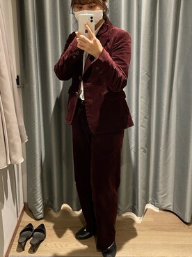 餃子太郎さん（レディース・154cm）の秋コーディネート
