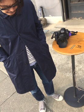 「YAECA」｜「アイテム（その他アウター）」を使った、HidEさん（メンズ・172cm）の春コーディネート