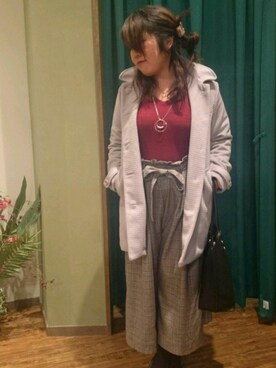 浜北あすかさん(レディース・158cm)の秋コーディネート