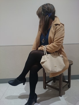 浜北あすかさん（レディース・158cm）の冬コーディネート