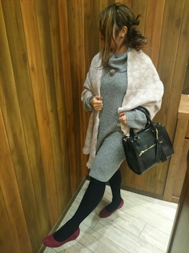 浜北あすかさん（レディース・158cm）の冬コーディネート