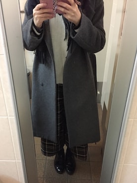 「MINIMUM（ミニマム）のアイテム（パンツ）」を使った、cntty9017さん（レディース・161cm）の冬コーディネート