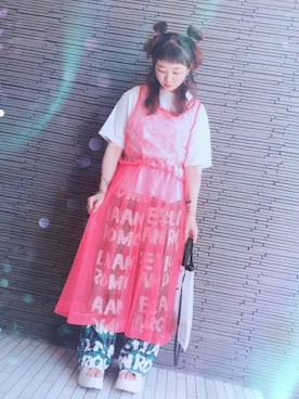 「LGBT」｜「アイテム（ワンピース/ドレス）」を使った、67さん（レディース・148cm）の秋コーディネート