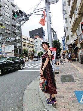 木塔麻さんのコーディネート