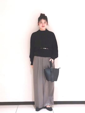 りさん（レディース・161cm）の冬コーディネート