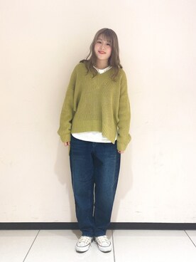 りさん（レディース・161cm）の冬コーディネート