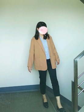 「NET（ネット）のアイテム（スラックス）」を使った、kaorudono77777さん（レディース・161cm）の春コーディネート