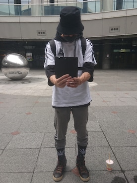 「palace」｜「アイテム（バッグ）」を使った、たっくんさん（メンズ・176cm）の夏コーディネート