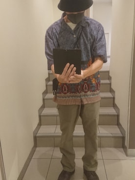 「アイテム（ポーチ、その他）」を使った、たっくんさん（メンズ・176cm）の秋コーディネート