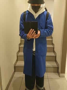 「CDG（シーディージー）のアイテム（その他アウター）」を使った、たっくんさん（メンズ・176cm）の春コーディネート