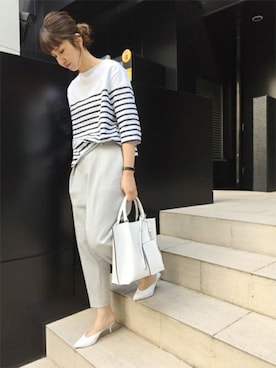 「FRAMeWORK（フレームワーク）のアイテム」を使った、eripoyoさん（レディース・164cm）の冬コーディネート