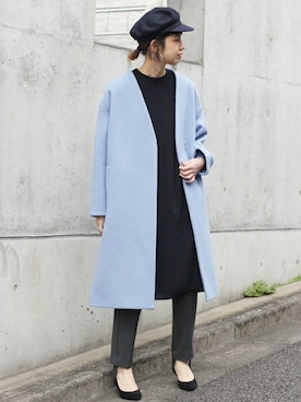 「FRAMeWORK（フレームワーク）のアイテム（パンツ）」を使った、eripoyoさん（レディース・163cm）の秋コーディネート