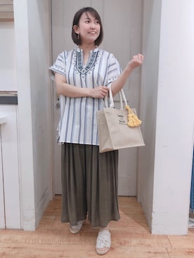 「スカンツ」｜とろろさん（レディース・153cm）の春コーディネート