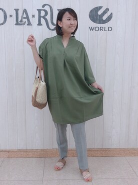 とろろさん(レディース・153cm)の夏コーディネート