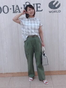 とろろさん（レディース・153cm）の夏コーディネート