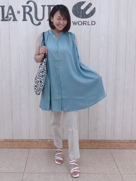 とろろさん（レディース・153cm）の夏コーディネート