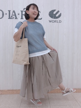 とろろさん（レディース・153cm）の夏コーディネート